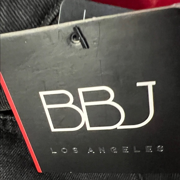 BBJ Los Angeles Charcoal Frayed Jean Shorts - Picture 3 of 11